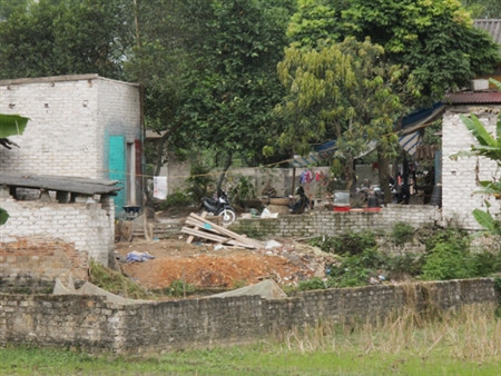 Khu vực sới chọi gà bị Công an Yên Thế tập kích ngày 10-12