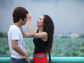 Lộ ảnh tình tứ của Bùi Anh Tuấn và Cao Mỹ Kim.