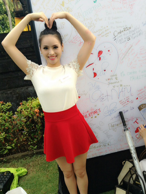 Lại Hương Thảo nhí nhảnh và vui tươi tại các hoạt động ngoại khóa