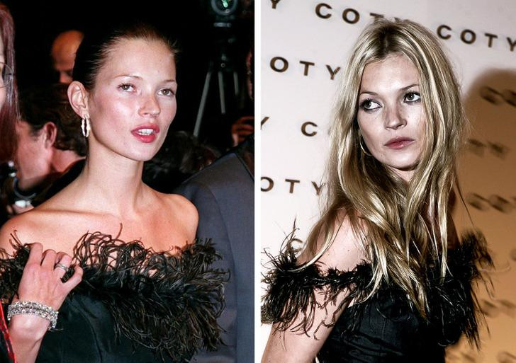 Thời gian có lẽ đã bỏ quên Kate Moss, trong bộ đầm lông vũ tuyệt vời này nàng siêu mẫu trông chẳng khác gì ngày xưa, thậm chí còn có phần quyến rũ hơn. Thời gian có lẽ đã bỏ quên Kate Moss, trong bộ đầm lông vũ tuyệt vời này nàng siêu mẫu trông chẳng khác gì ngày xưa, thậm chí còn có phần quyến rũ hơn.