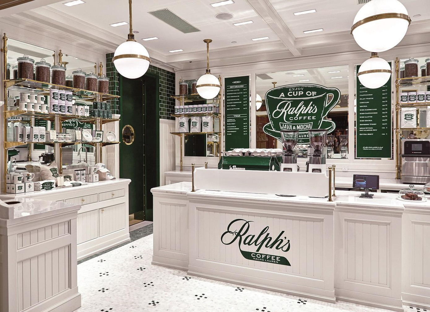 Cà phê Ralph Lauren ngày càng được mở rộng. Cà phê Ralph Lauren ngày càng được mở rộng.