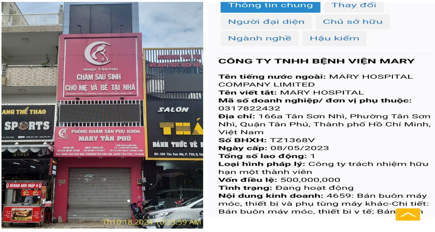 Sở Y tế đã quyết định tước giấy phép hoạt động của Công ty TNHH Bệnh viện Mary Sở Y tế đã quyết định tước giấy phép hoạt động của Công ty TNHH Bệnh viện Mary