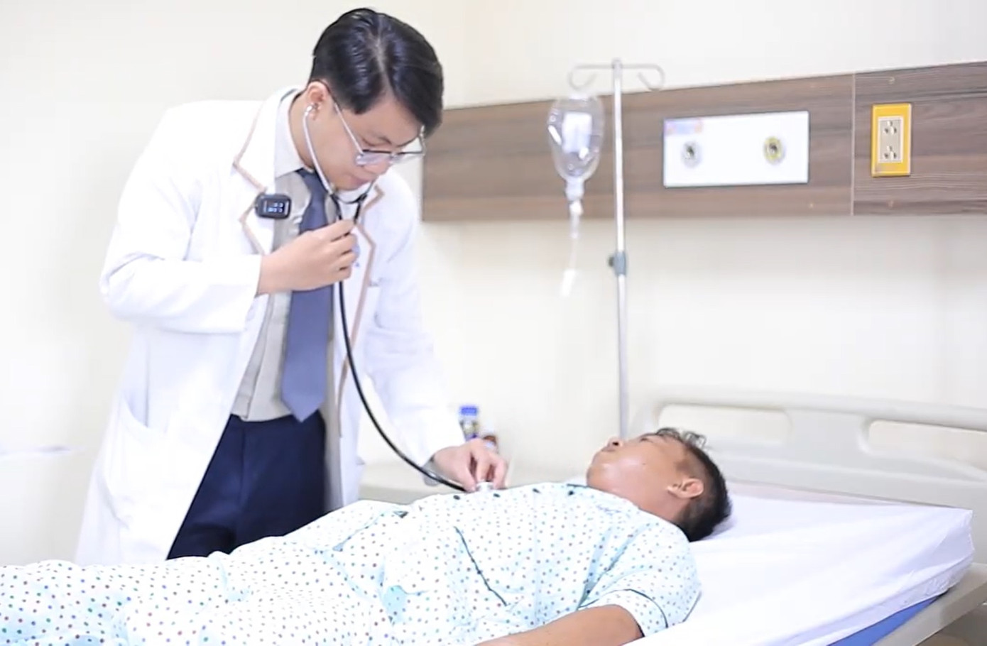 Sau can thiệp, sức khỏe của người bệnh đang bình phục tốt Sau can thiệp, sức khỏe của người bệnh đang bình phục tốt