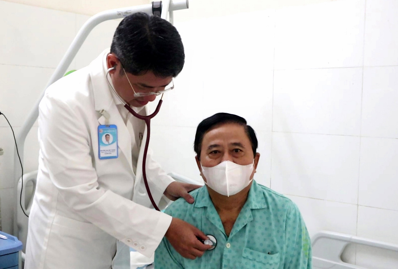 Sau phẫu thuật, sức khỏe bệnh nhân đã bình phục tốt, không còn tình trạng khó thở Sau phẫu thuật, sức khỏe bệnh nhân đã bình phục tốt, không còn tình trạng khó thở