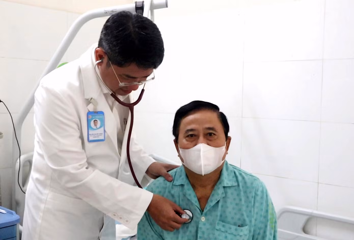 Sau phẫu thuật, sức khỏe bệnh nhân đã bình phục tốt, không còn tình trạng khó thở