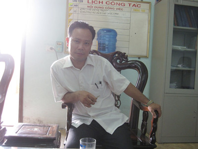 Chủ tịch UBND xã Xuân Viên Cao Viết Đức