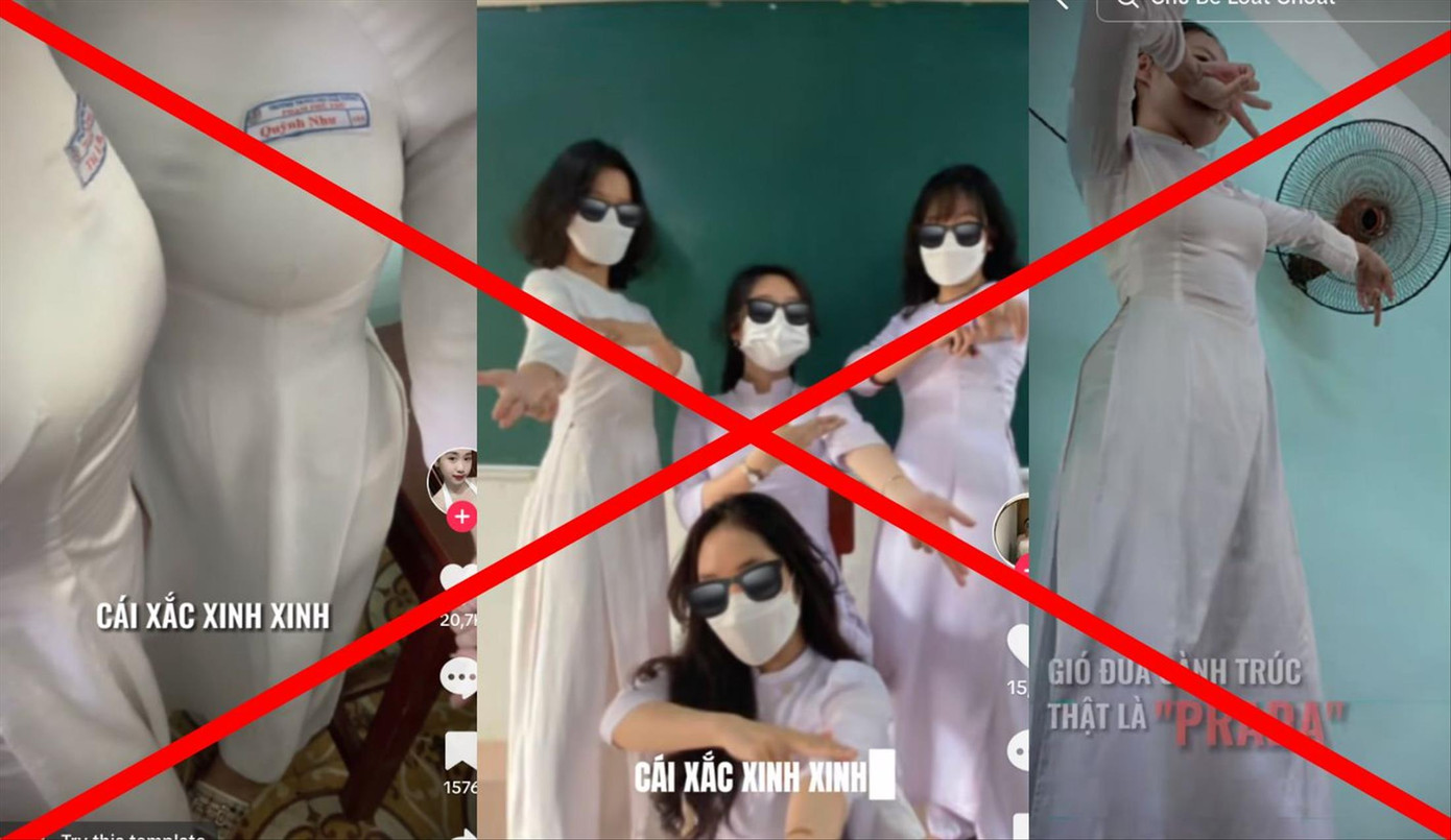 Những hình ảnh phản cảm gắn phần lời chế bôi nhọ nhân vật lịch sử