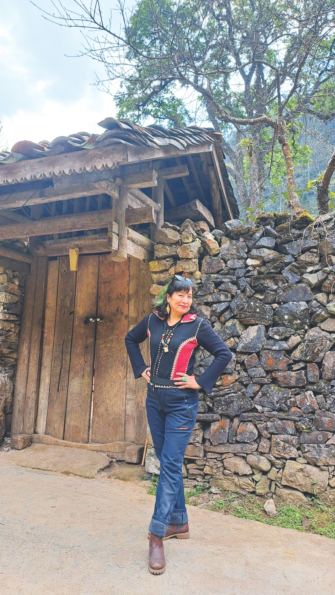 Hàng rào đá ở làng Sảo Há