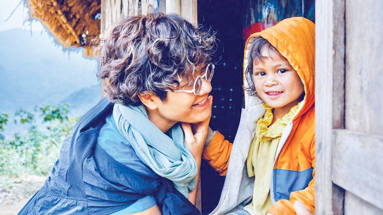 Chị Giang tại làng Hạnh Phúc Lâng Loan