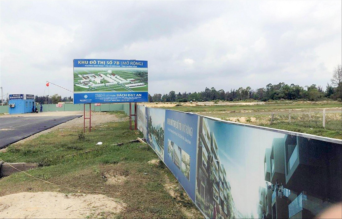Dự án khu đô thị 7B mở rộng - một trong ba dự án của Công ty Bách Đạt An