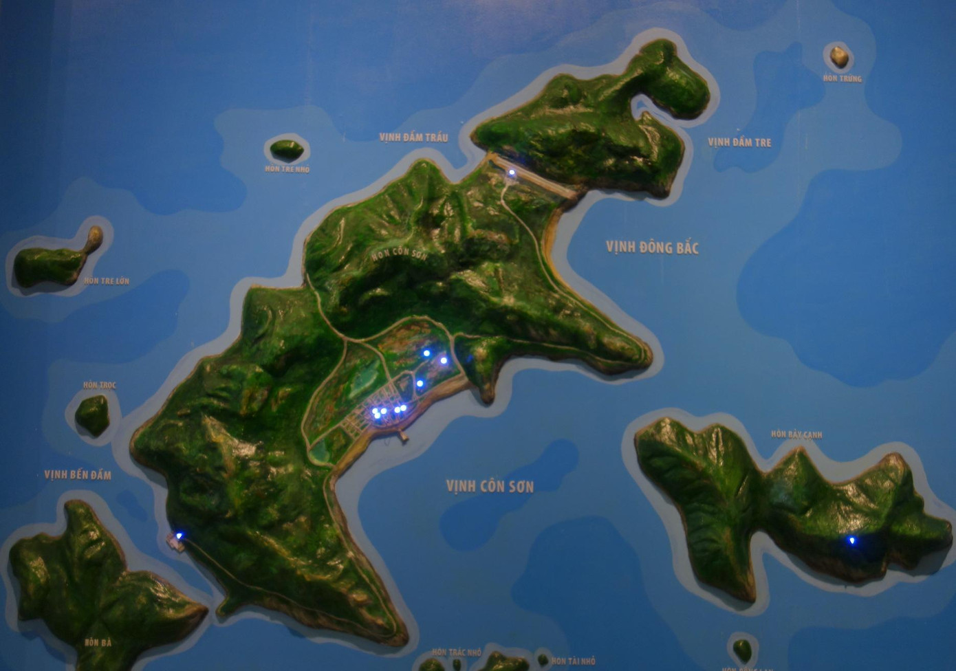 Một góc bản đồ Côn Đảo Một góc bản đồ Côn Đảo