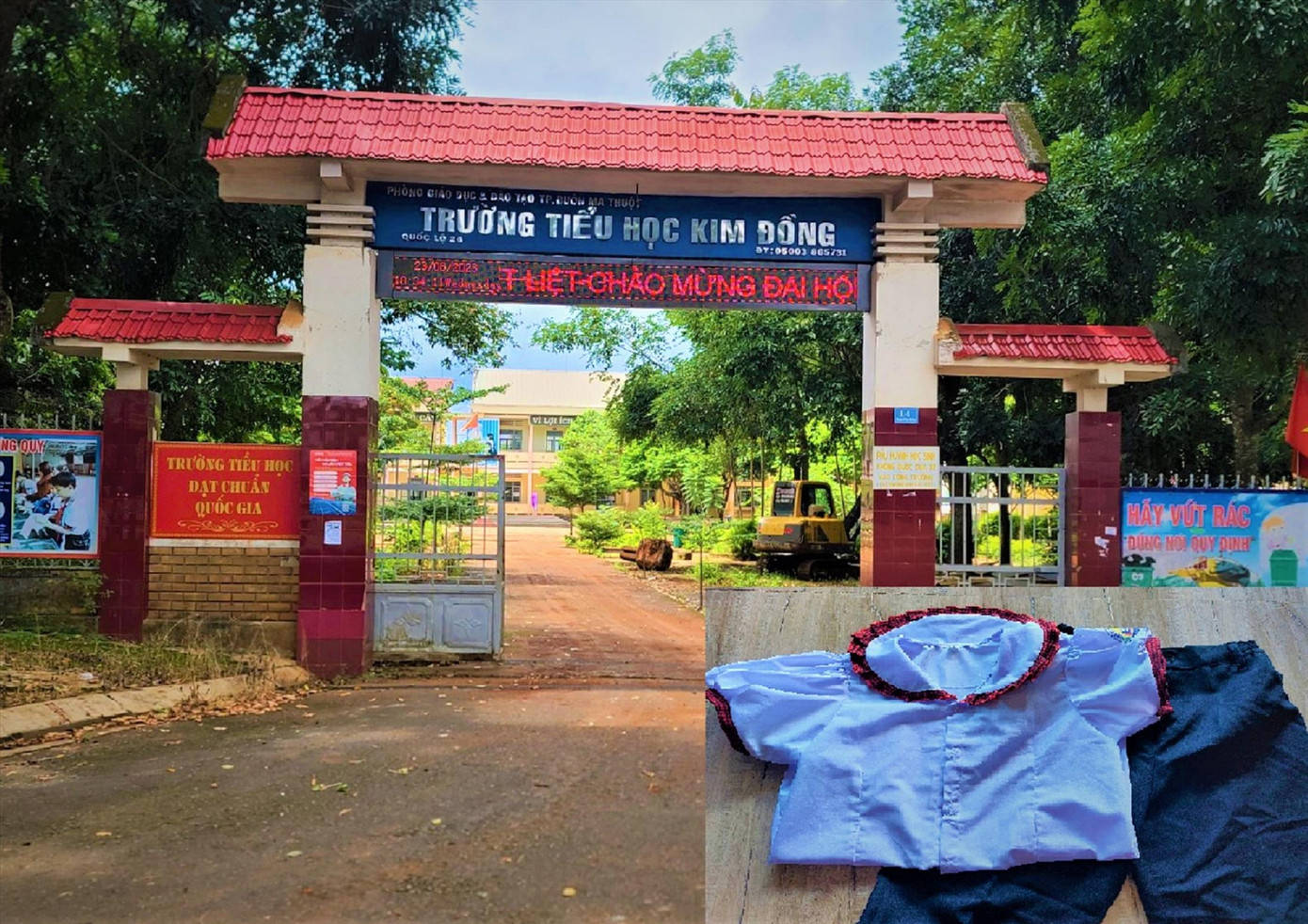 Trường Tiểu học Kim Đồng (TP Buôn Ma Thuột, Đắk Lắk) thay đồng phục khiến phụ huynh bất bình Trường Tiểu học Kim Đồng (TP Buôn Ma Thuột, Đắk Lắk) thay đồng phục khiến phụ huynh bất bình