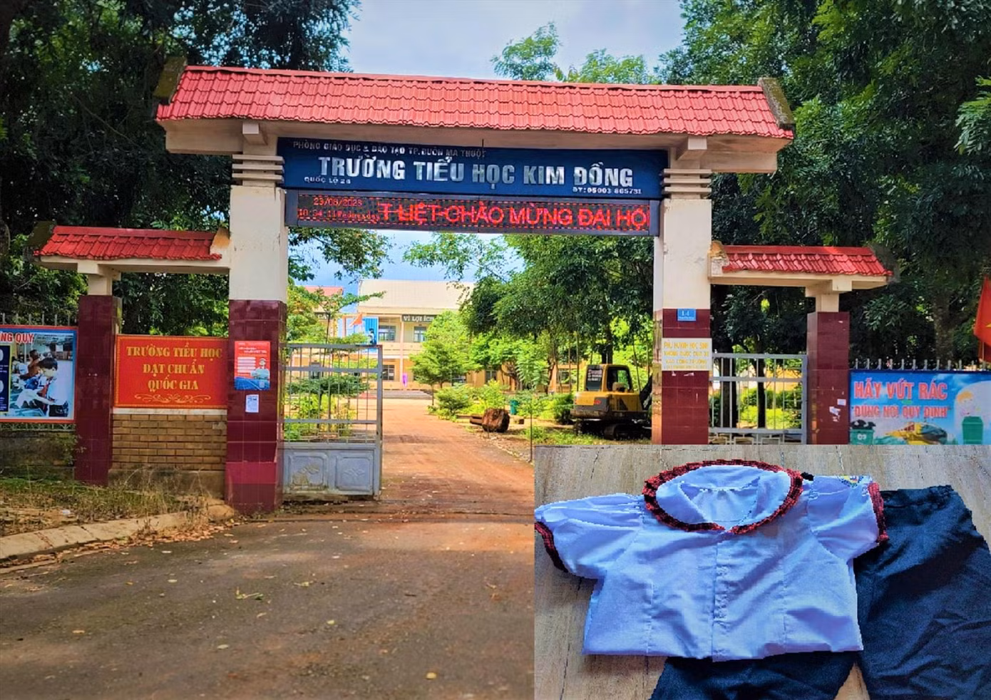 Trường Tiểu học Kim Đồng (TP Buôn Ma Thuột, Đắk Lắk) thay đồng phục khiến phụ huynh bất bình