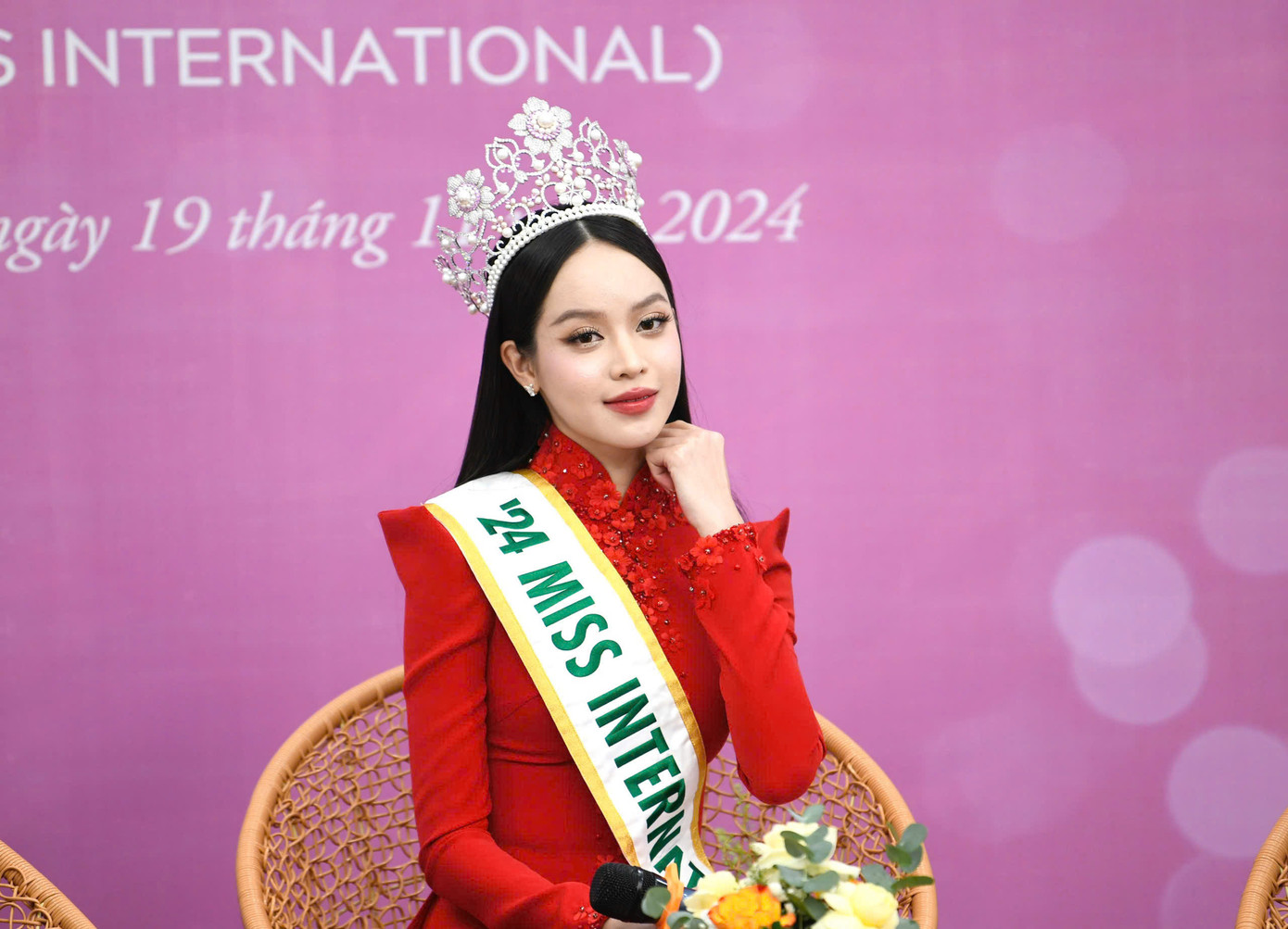 Hoa hậu Huỳnh Thị Thanh Thủy chính là đại sứ khích lệ, truyền cảm hứng cho các thí sinh của Hoa hậu Việt Nam 2024. Ảnh: Trọng Tài Hoa hậu Huỳnh Thị Thanh Thủy chính là đại sứ khích lệ, truyền cảm hứng cho các thí sinh của Hoa hậu Việt Nam 2024. Ảnh: Trọng Tài