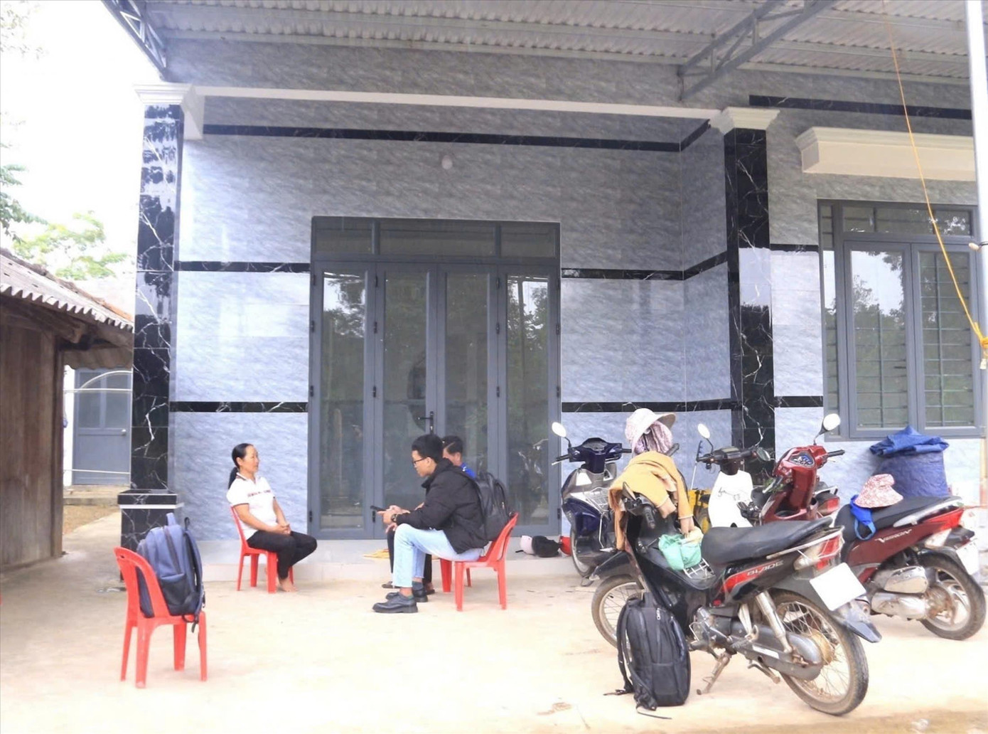 Thôn Giang Đông hiện nay có nhiều ngôi nhà xây khang trang.