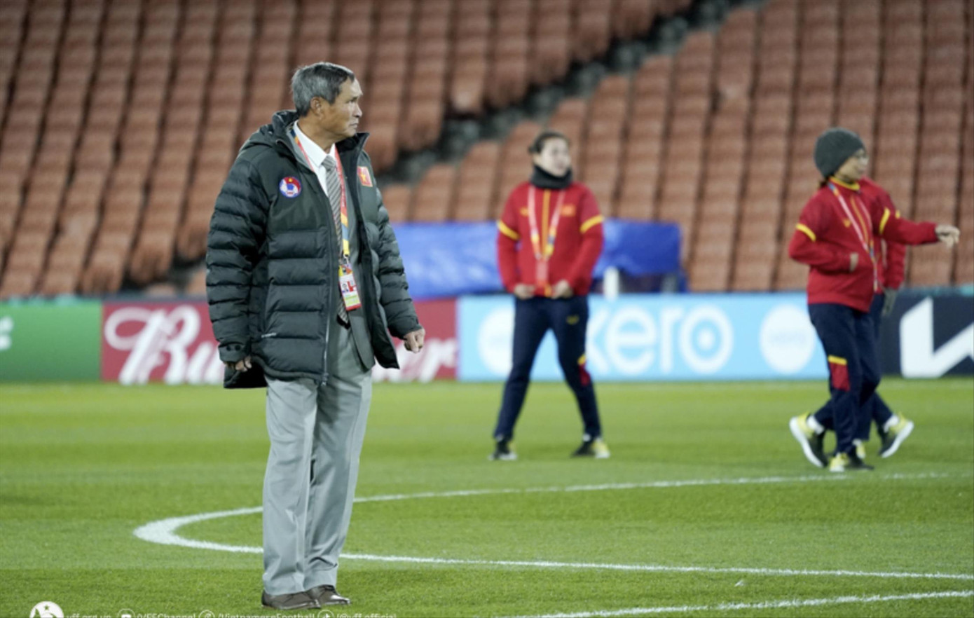 HLV Mai Đức Chung kỳ vọng đội tuyển nữ Việt Nam sẽ có điểm số lịch sử tại World Cup. Ảnh: Anh Đoàn