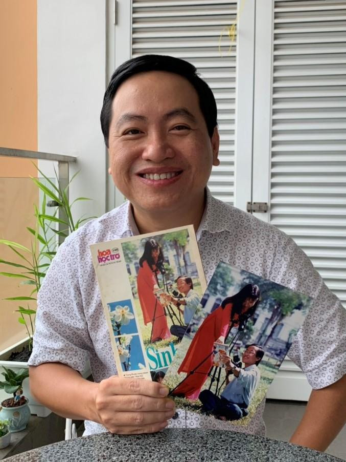 Tác giả và lần lên bìa báo Hoa Học Trò số 108, chuyên đề Sinh viên (1.1996)