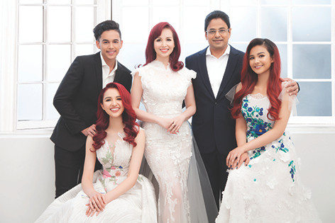 Gia đình Hoa hậu Diệu Hoa