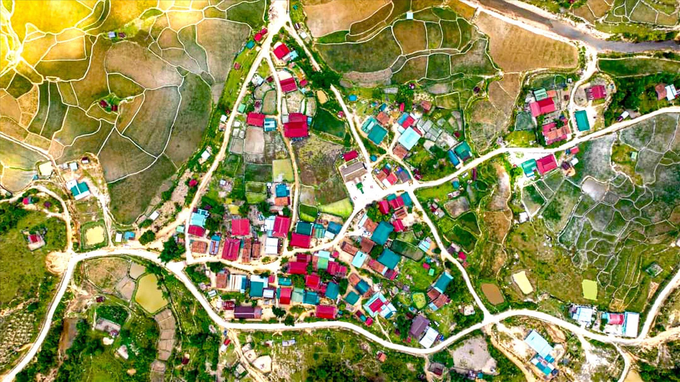 Cảnh vật buôn làng tuyệt đẹp ở huyện Kon Plông