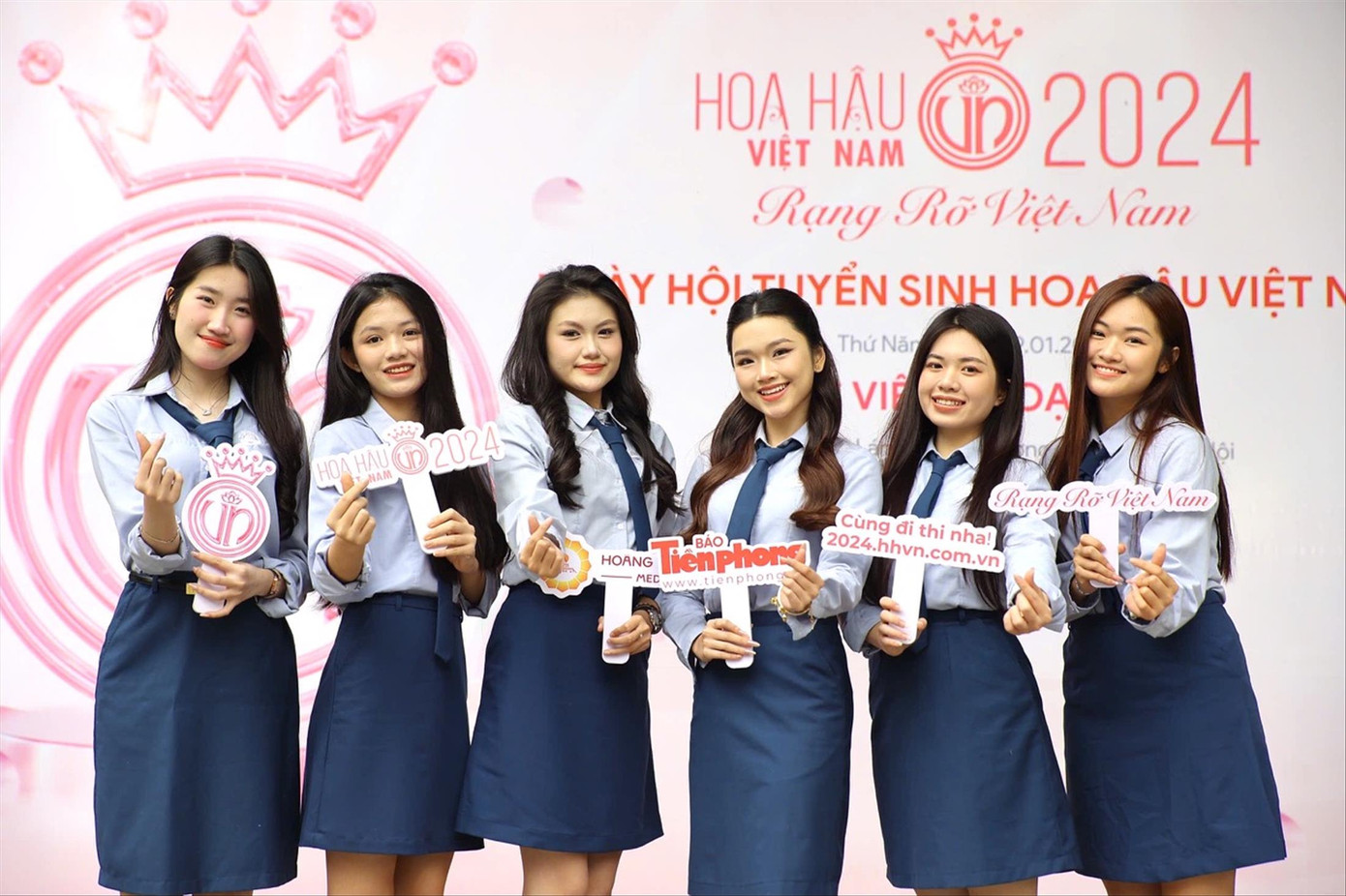 Thí sinh Học viện Ngoại giao chuẩn bị kỹ năng, trau dồi tri thức để ứng tuyển Hoa hậu Việt NamẢnh: TRỌNG TÀI