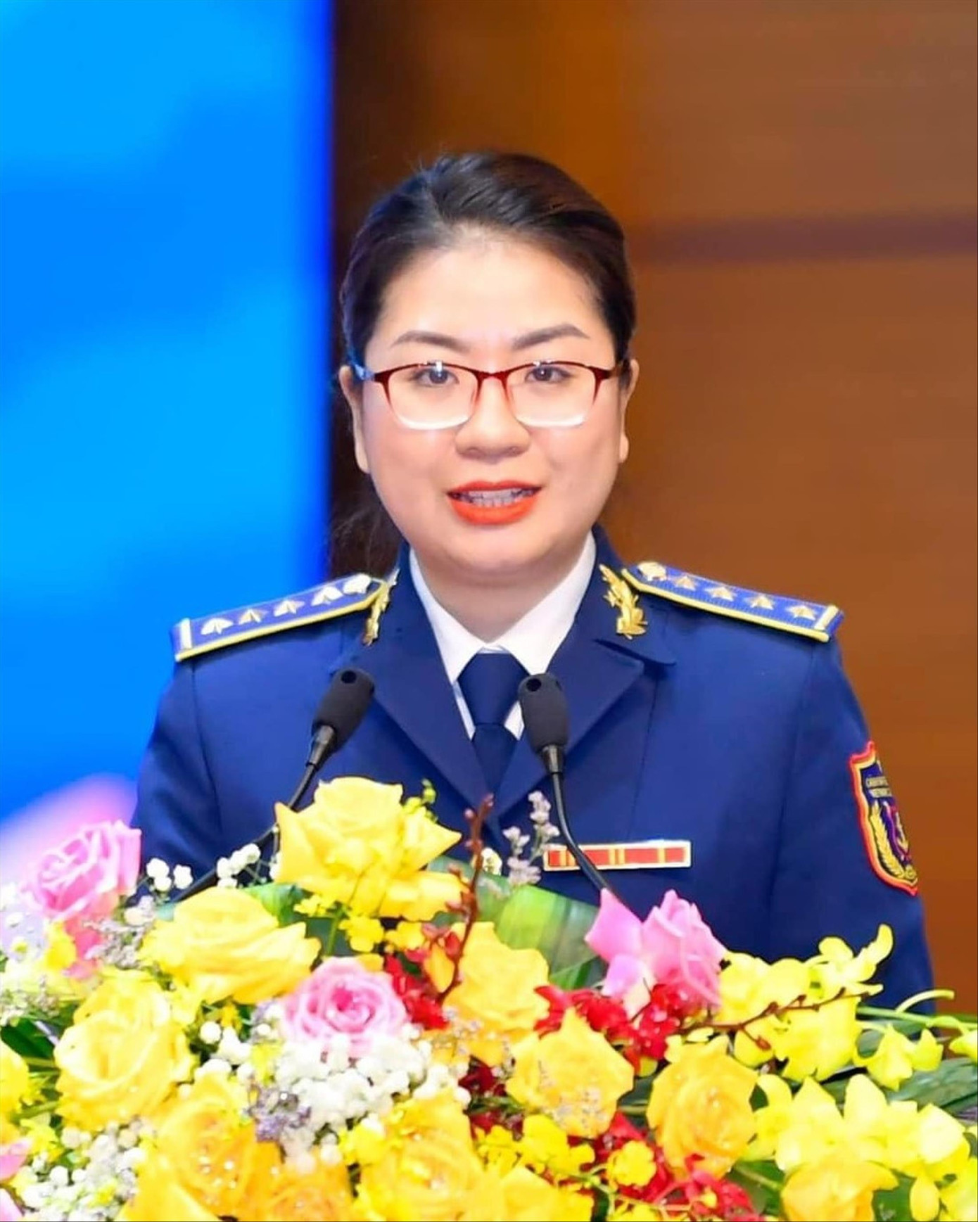 Đại úy Nguyễn Thị Kim Oanh, Trợ lý Công tác quần chúng thuộc Bộ tư lệnh Vùng Cảnh sát biển 1