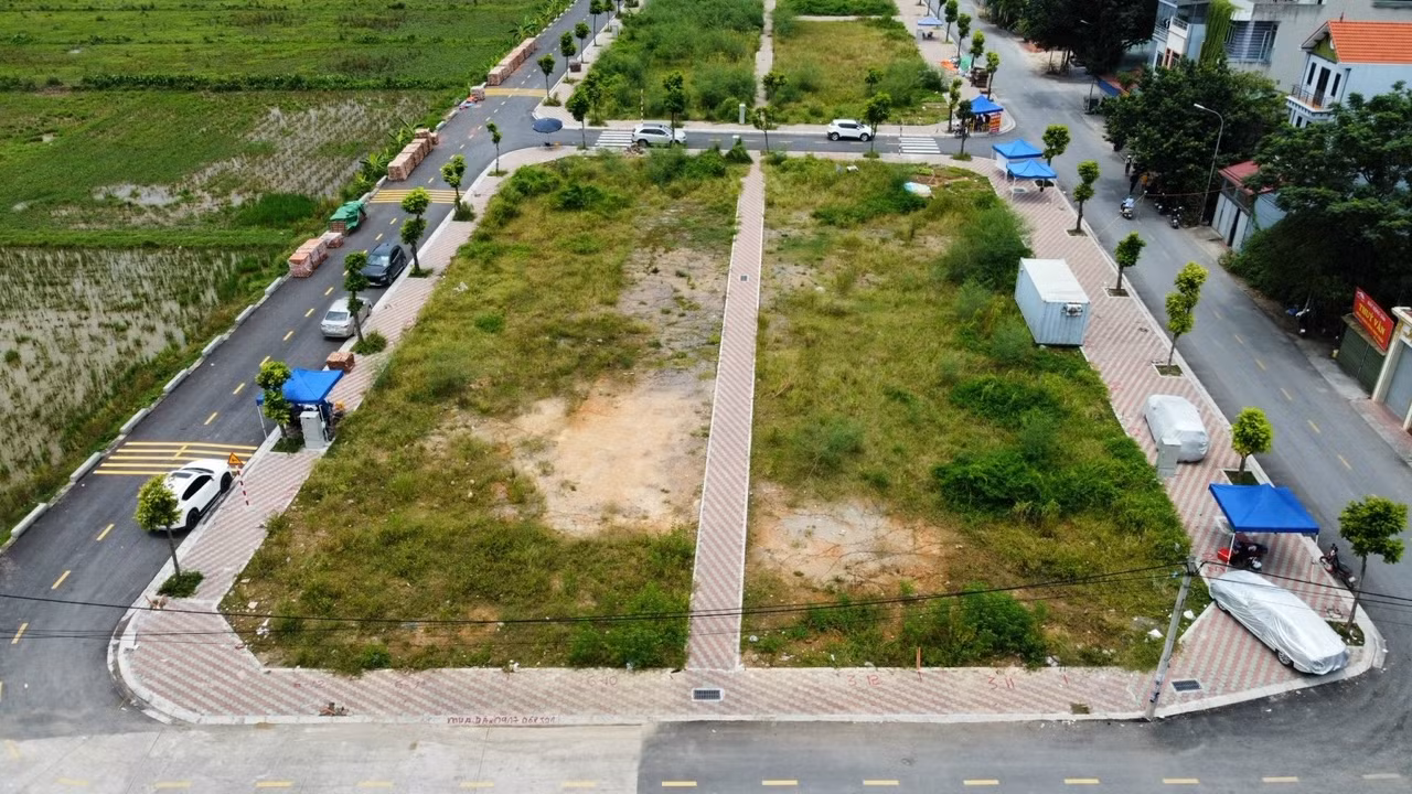 Đất ở Thanh Oai (Hà Nội) qua đấu giá, có mảnh giá lên hơn 100 triệu đồng/m2 Ảnh: Nguyễn Hùng