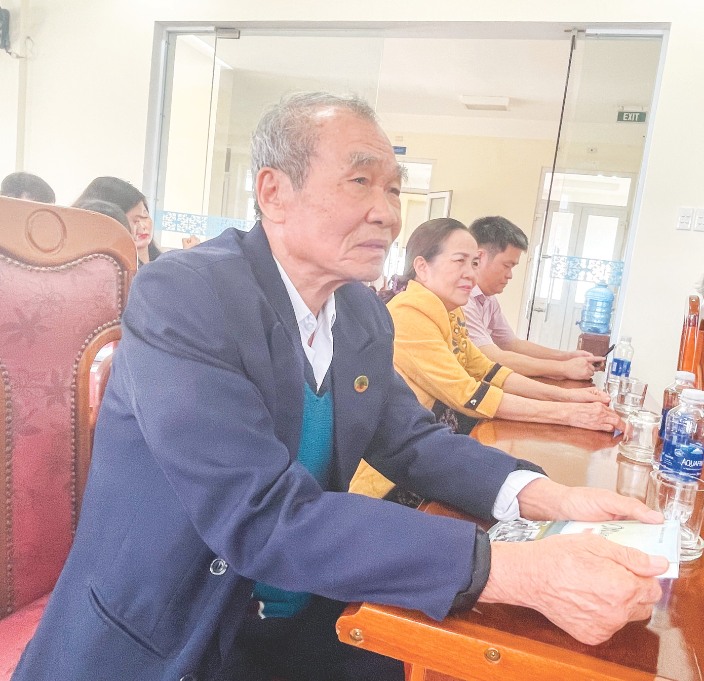 Nhân chứng K8, thầy giáo Nguyễn Trung Hữu (87 tuổi, hiện ở phường 1, TP Đông Hà)