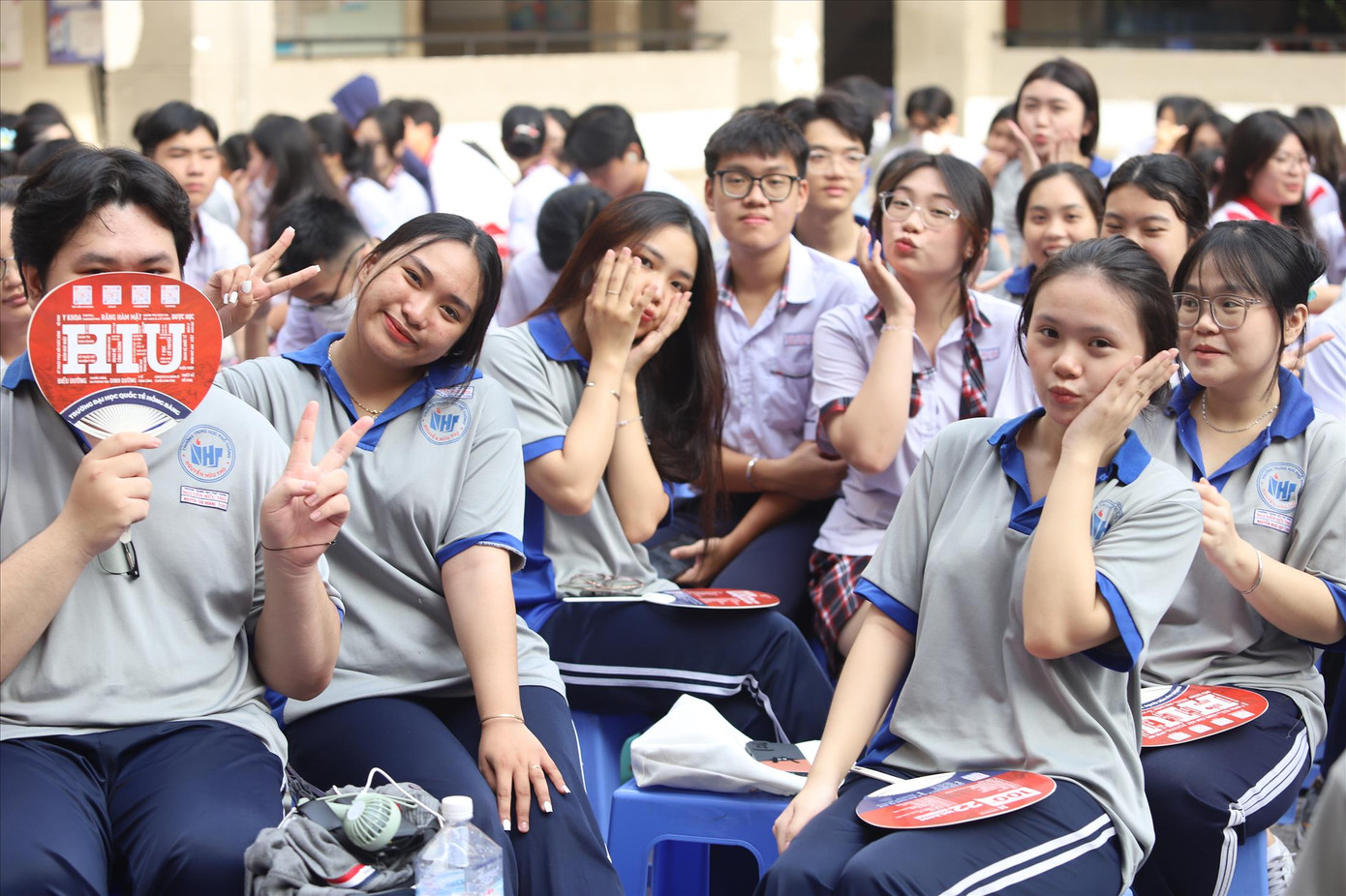 Học sinh lớp 12 ở TPHCM trong một buổi ngoại khóa của trường. Ảnh: Nguyễn Dũng