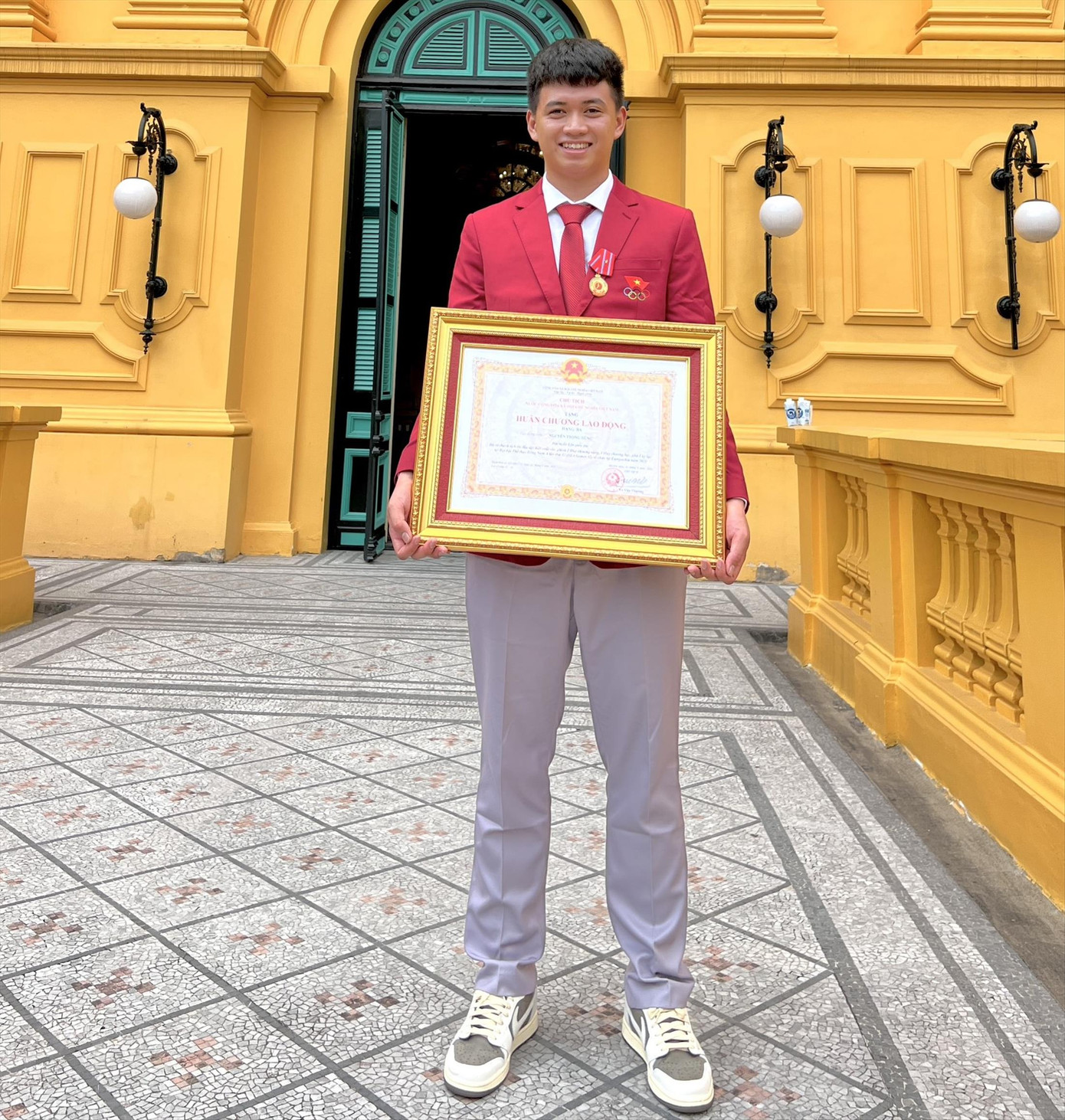 Nguyễn Trọng Dũng vinh dự được Chủ tịch nước tặng Huân chương Lao động hạng 3