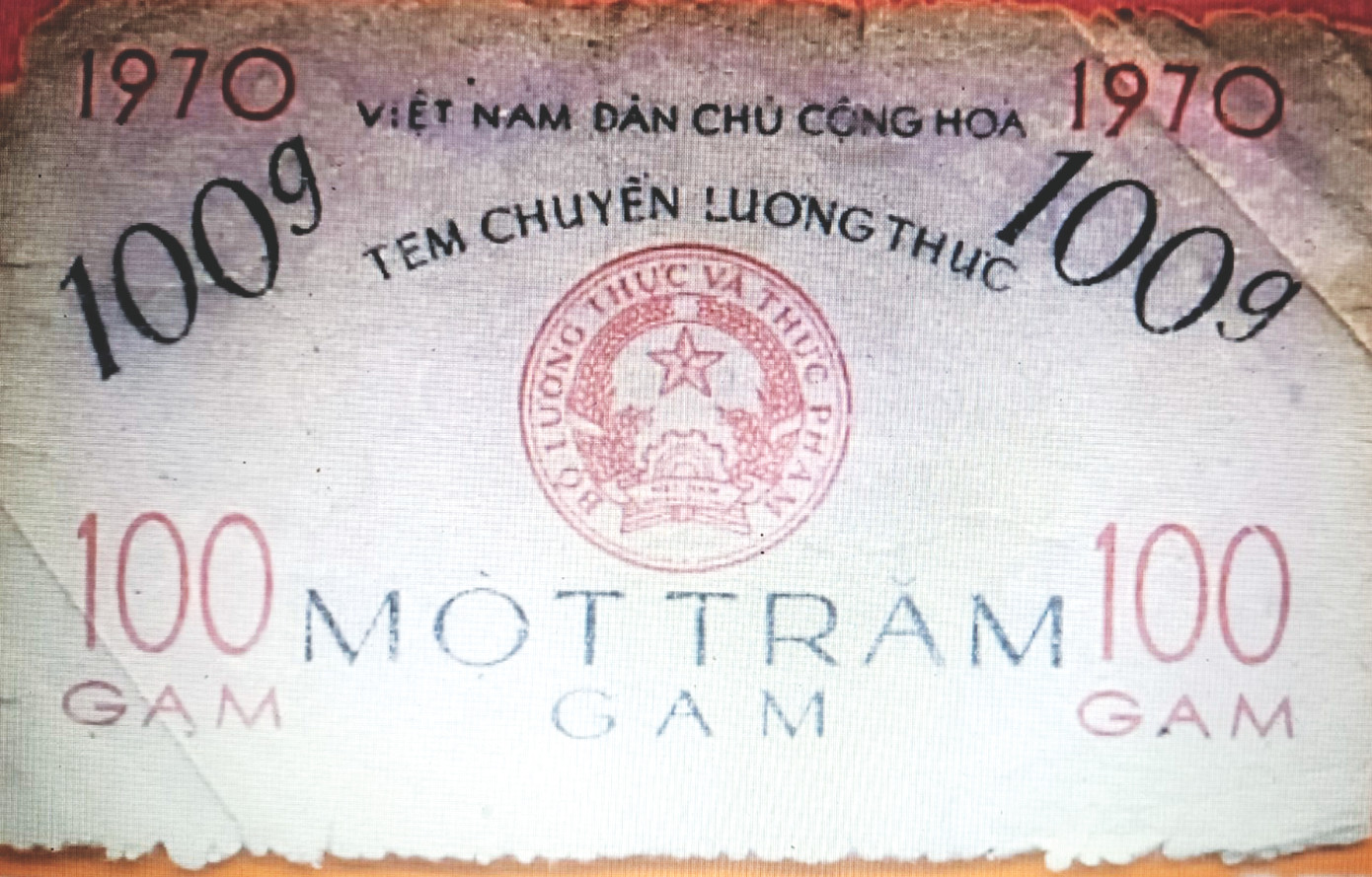 Tờ tem phiếu ở miền Bắc XHCN Ảnh: Tư liệu