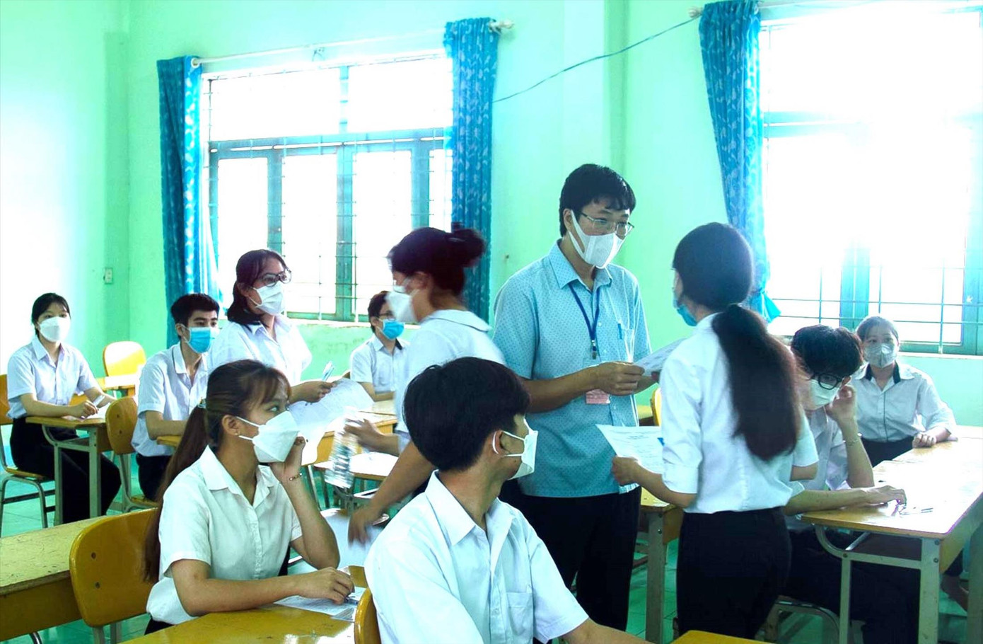 Thí sinh dự thi tốt nghiệp THPT năm 2021-2022 tại Bình Phước Thí sinh dự thi tốt nghiệp THPT năm 2021-2022 tại Bình Phước