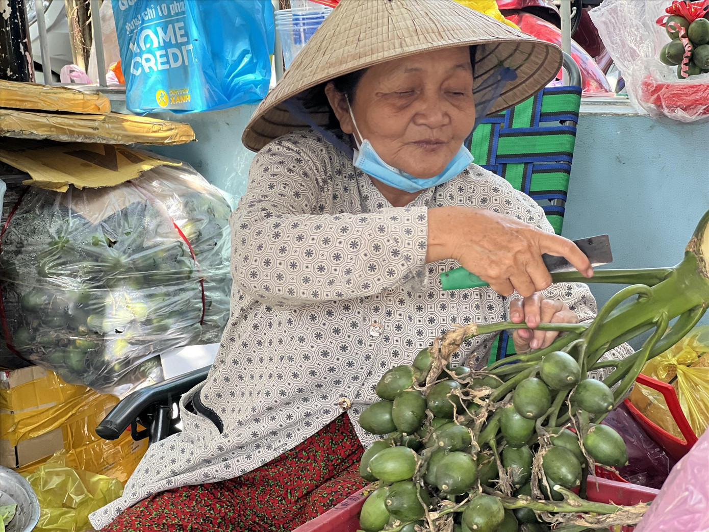 Dì Trương Thị Lâu có hơn 50 năm gắn với trầu cau