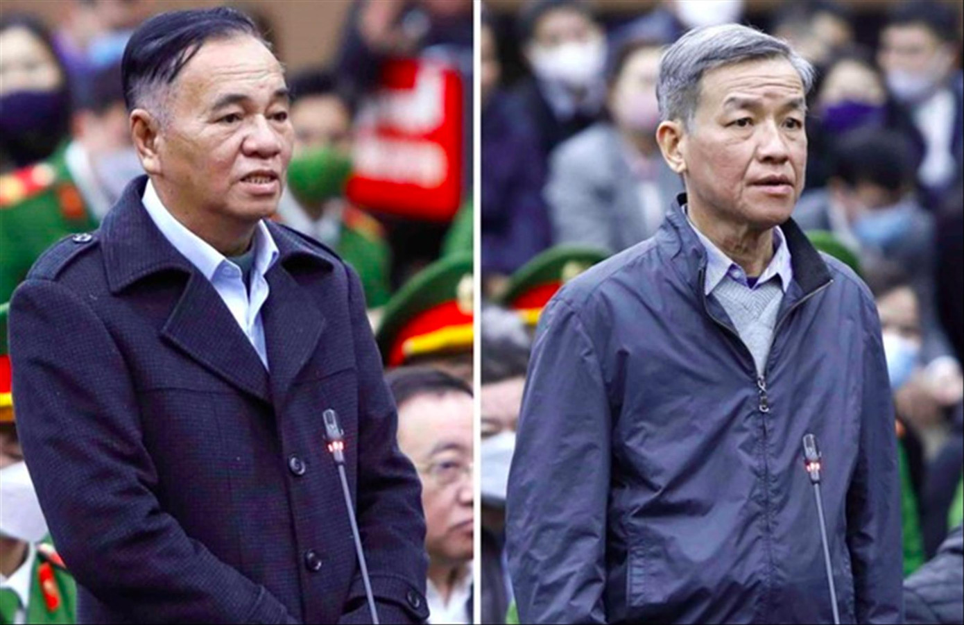 Cựu Bí thư Tỉnh ủy Đồng Nai Trần Đình Thành (trái) và cựu Chủ tịch UBND tỉnh Đồng Nai Đinh Quốc Thái Cựu Bí thư Tỉnh ủy Đồng Nai Trần Đình Thành (trái) và cựu Chủ tịch UBND tỉnh Đồng Nai Đinh Quốc Thái