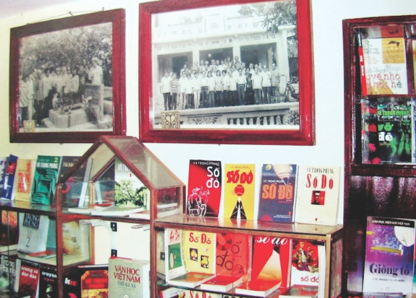 Một số tư liệu tại Nhà Lưu niệm Vũ Trọng Phụng