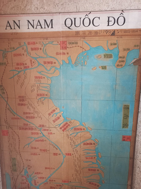 Một trong những tấm địa đồ quý hiếm Một trong những tấm địa đồ quý hiếm