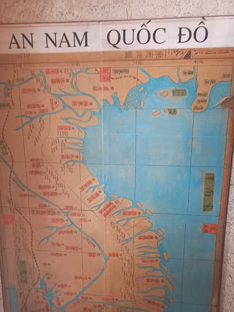 Một trong những tấm địa đồ quý hiếm Một trong những tấm địa đồ quý hiếm