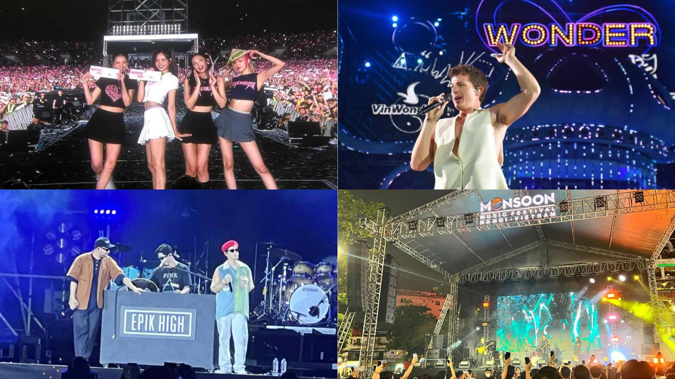 Nhiều nghệ sĩ quốc tế đổ bộ vào Việt Nam nửa cuối năm 2023.