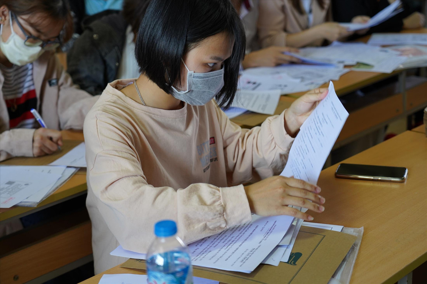 Học sinh trường chuyên được học tích luỹ kiến thức đại học trước. Ảnh: Diệp An Học sinh trường chuyên được học tích luỹ kiến thức đại học trước. Ảnh: Diệp An