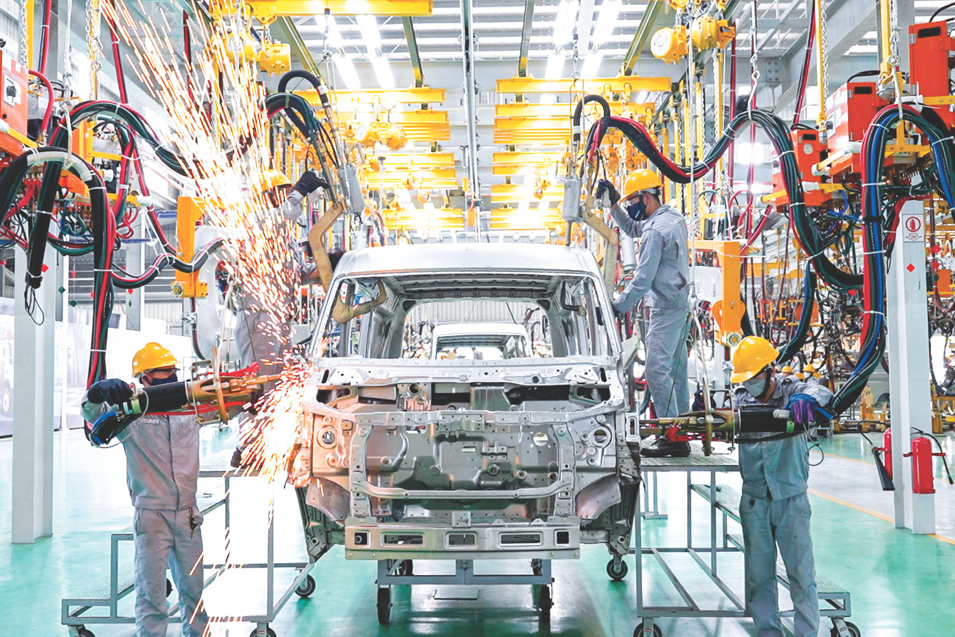 Dây chuyền sản xuất, lắp ráp ô tô của Tập đoàn Trường Hải – một trong 20 thành viên Hội đồng DN hàng đầu Việt Nam Dây chuyền sản xuất, lắp ráp ô tô của Tập đoàn Trường Hải – một trong 20 thành viên Hội đồng DN hàng đầu Việt Nam