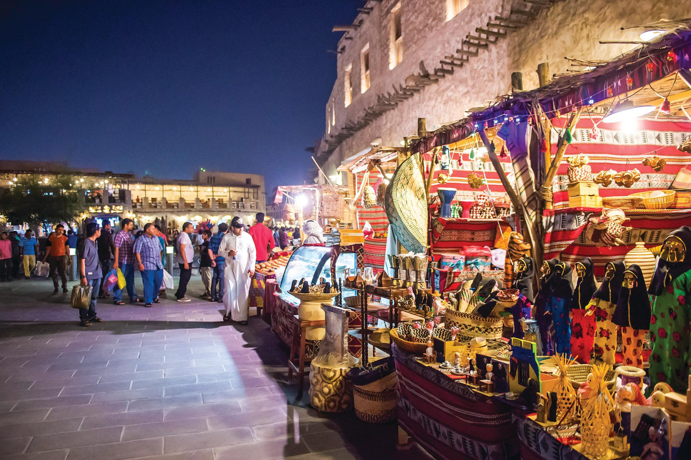 Chợ truyền thống Souq Waqif ở Doha, QatarẢnh: Getty Images