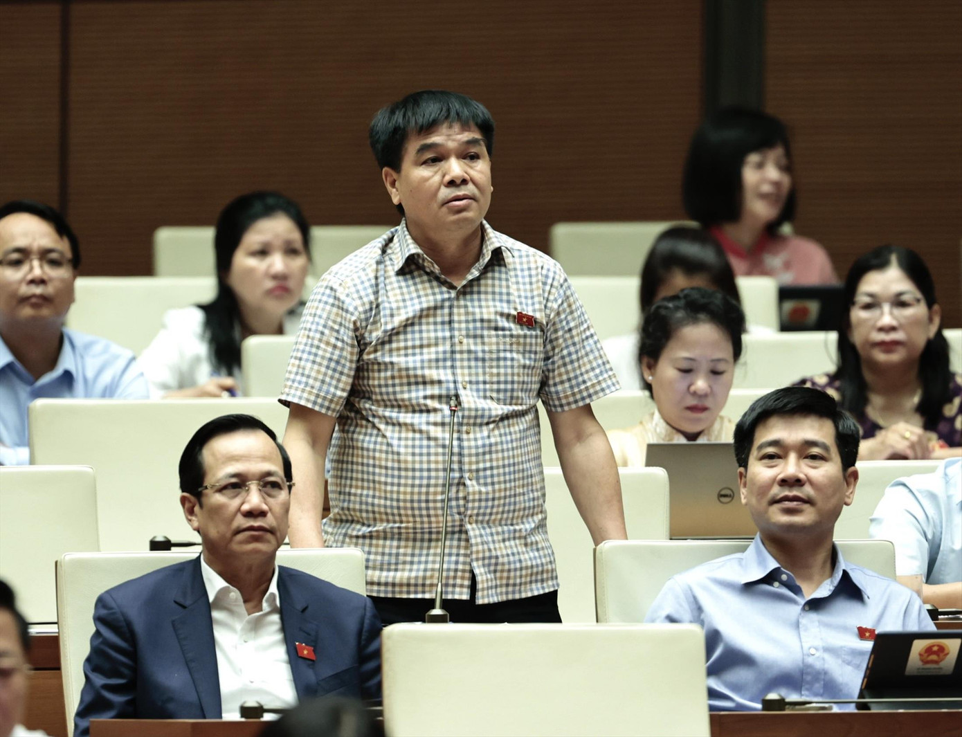 Đại biểu Nguyễn Hữu ToànẢnh: Như Ý