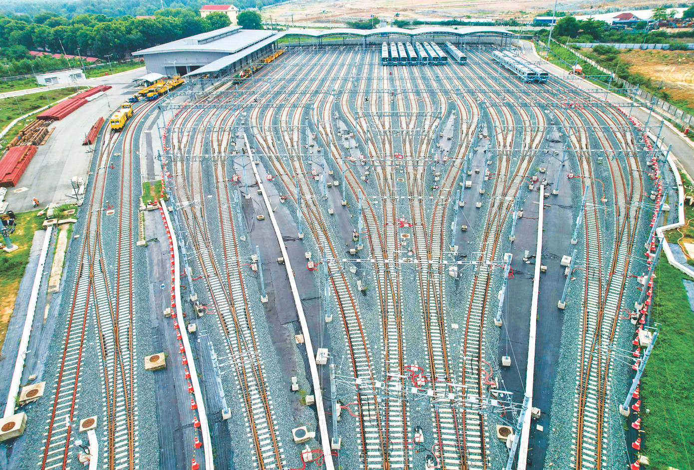 Một góc depot Long Bình (TP Thủ Đức) Ảnh: Duy Anh Một góc depot Long Bình (TP Thủ Đức) Ảnh: Duy Anh