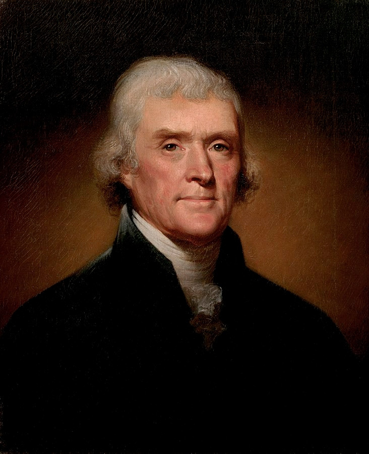 Luật sư Thomas Jefferson, người chắp bút cho Tổng thống Washington viết bản Tuyên ngôn Độc lập.