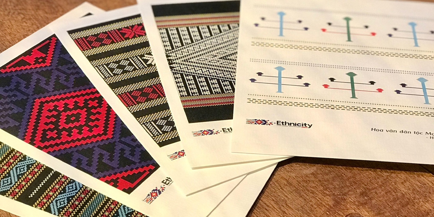 Những hoa văn thổ cẩm được “dệt” và bảo tồn bằng công nghệ số