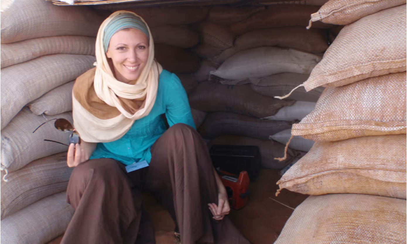 Bà Buchanan ở Somaliland năm 2009 Bà Buchanan ở Somaliland năm 2009