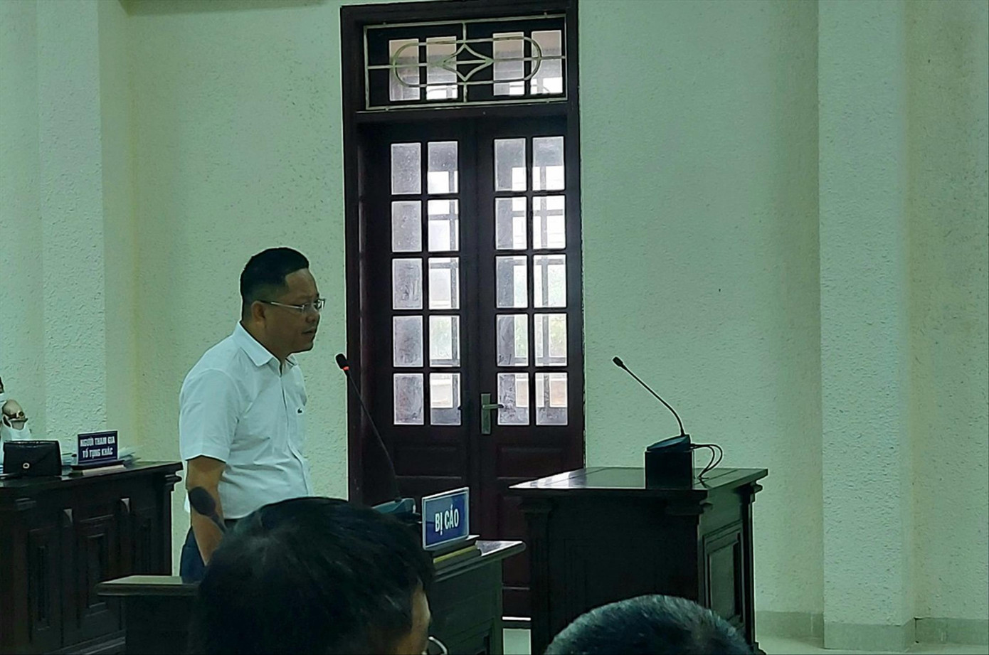 Bị cáo Phan Bùi Bảo Thi tại phiên tòa hôm qua Bị cáo Phan Bùi Bảo Thi tại phiên tòa hôm qua