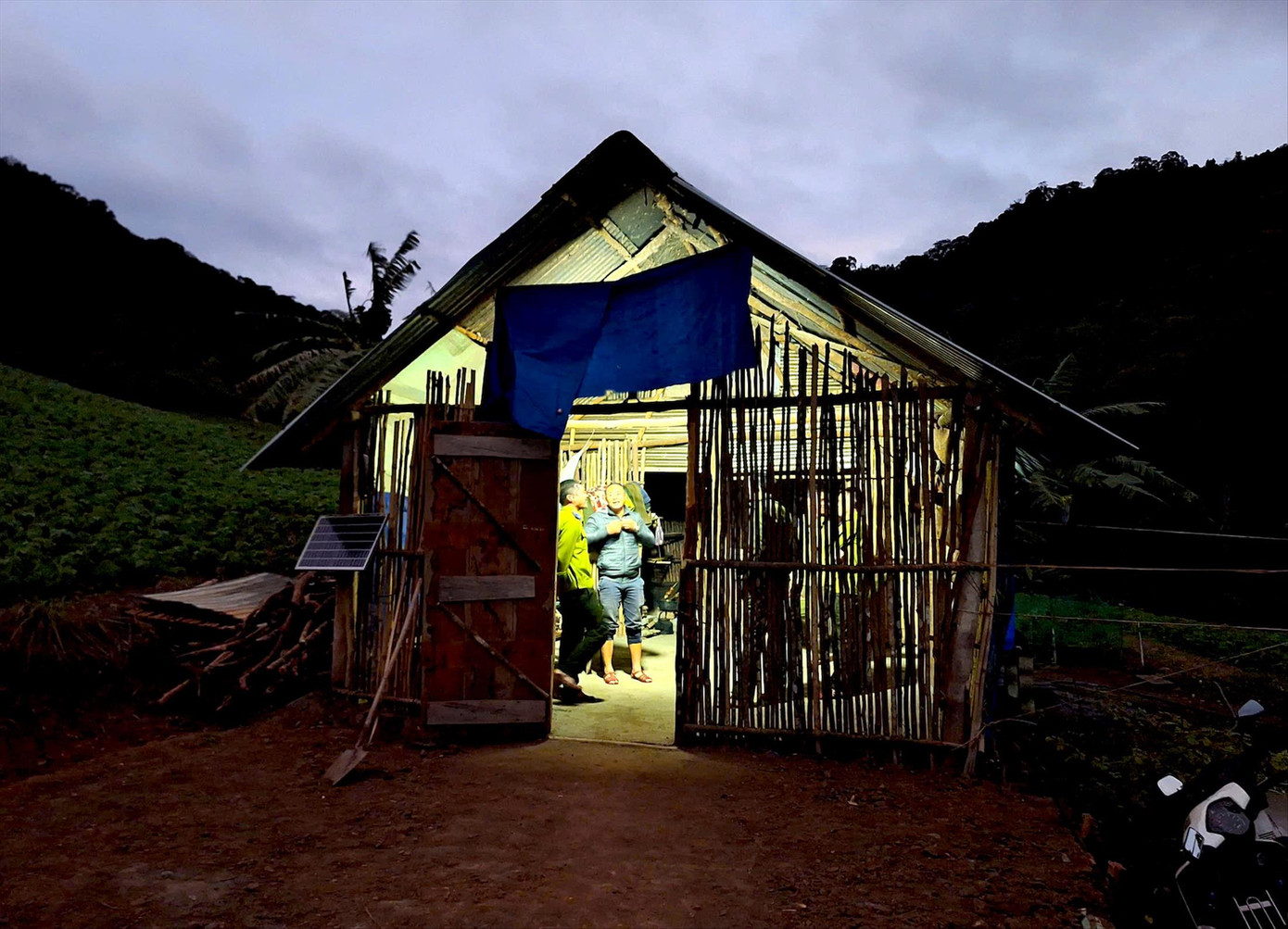 Một chốt bảo vệ rừng của Trạm trưởng Trạm bảo vệ rừng số 4