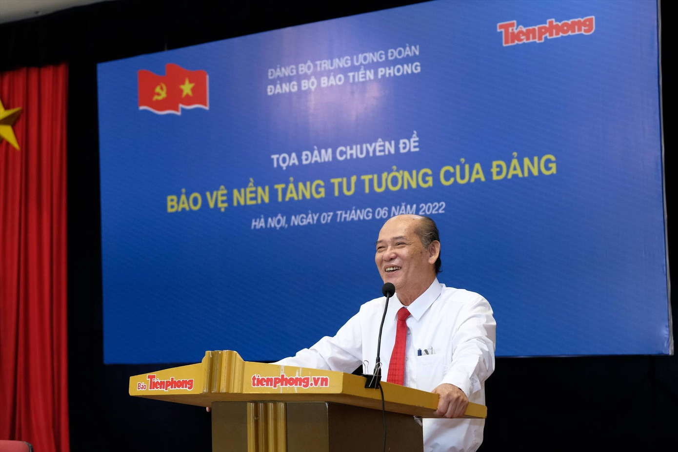 Nguyên Vụ trưởng Vụ Cơ sở Đảng (Ban Tổ chức T.Ư) Nguyễn Đức Hà. Ảnh: Hoàng Mạnh Thắng