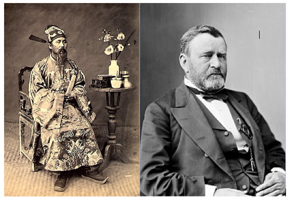 Chân dung Bùi Viện và Tổng thống Mỹ U. Grant Chân dung Bùi Viện và Tổng thống Mỹ U. Grant