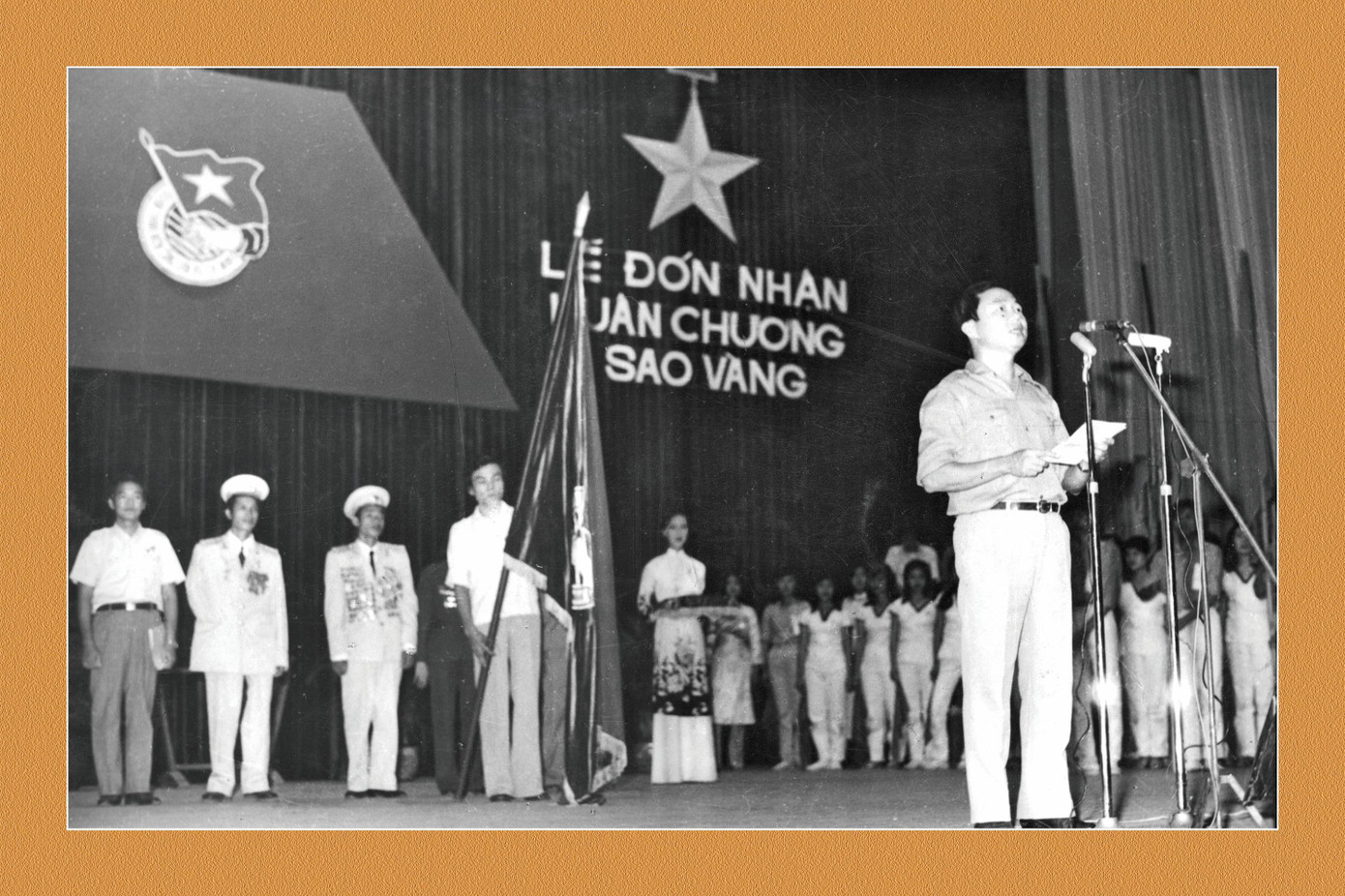 Bí thư thứ nhất T.Ư Đoàn Vũ Mão trong buổi Lễ Đoàn TNCS Hồ Chí Minh đón nhận Huân Chương Hồ Chí Minh